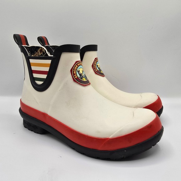 Pendleton Womens National Park Chelsea Rain Boots Rubber Ankle Pull On Size 7 - Picture 1 of 11